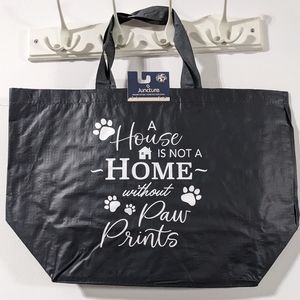 🐾Large Tote Not A Home Without Paw Prints Reusable Bag Sustainable